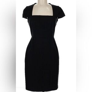 Banana Republic Black Sloan Dress Size 12 Stretch